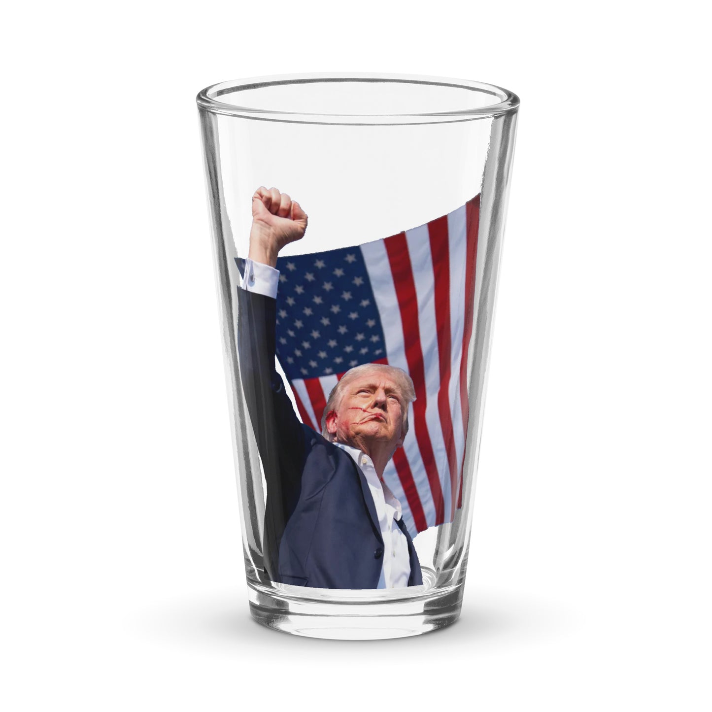 Iconic Fight Image Pint Glass