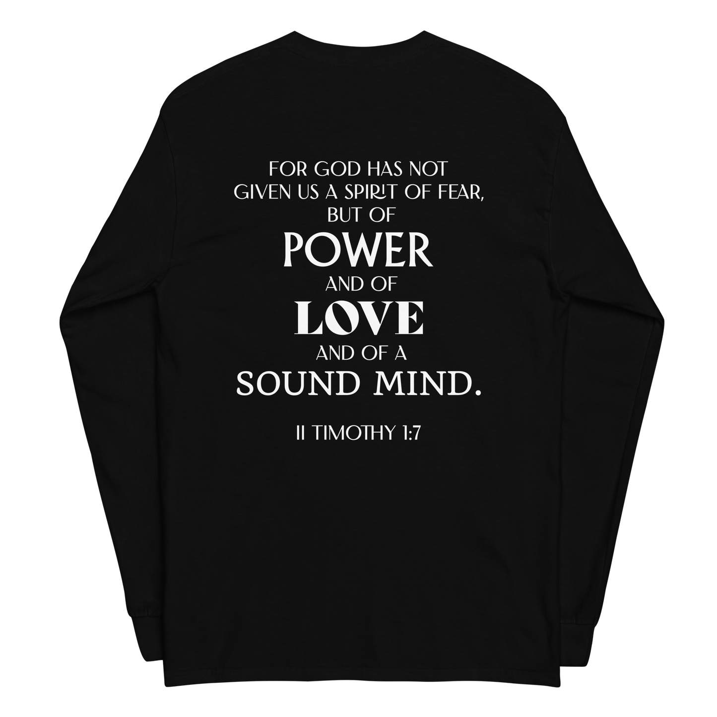 Sound Mind - Long Sleeve Shirt (Black)