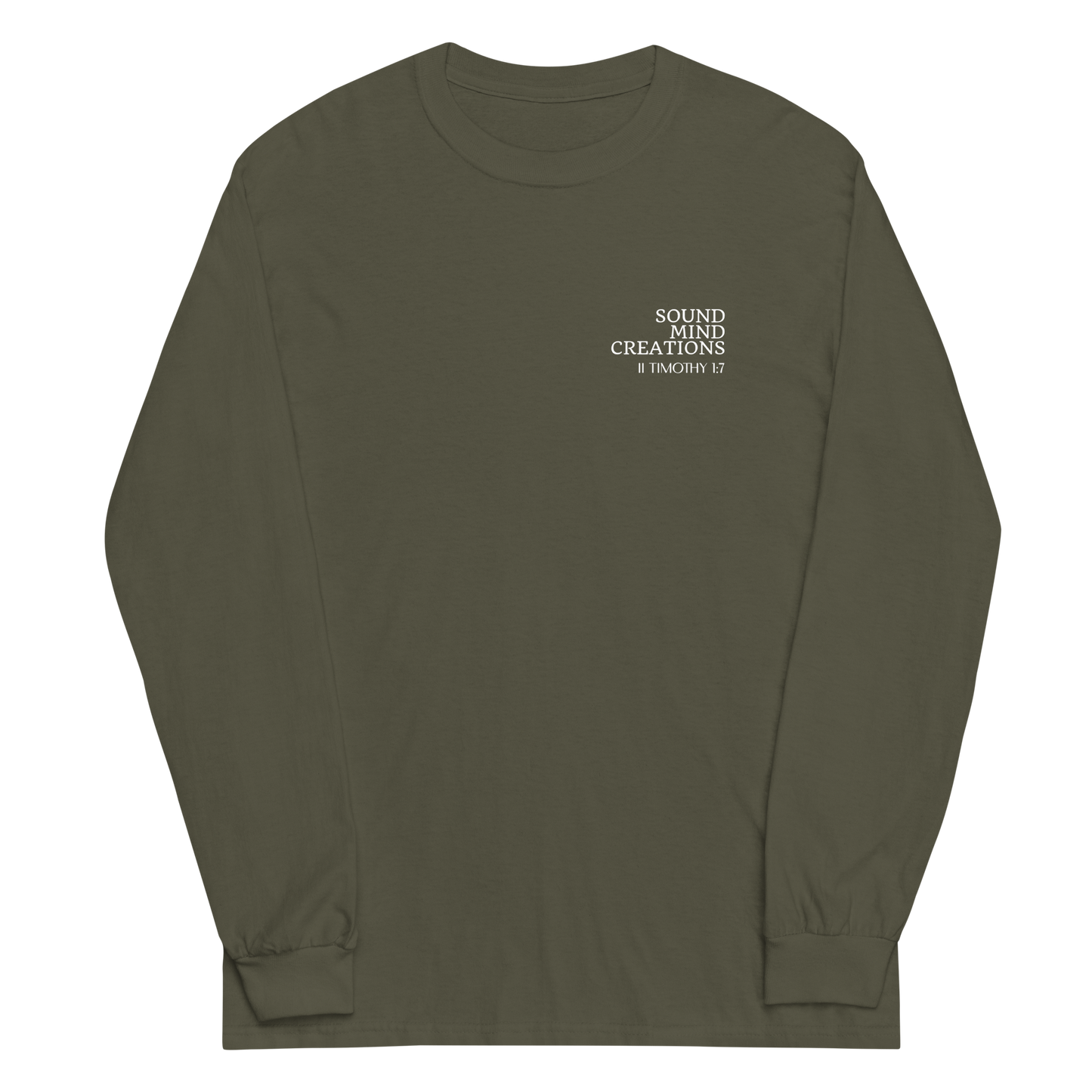 Sound Mind - Long Sleeve Shirt (Military Green)