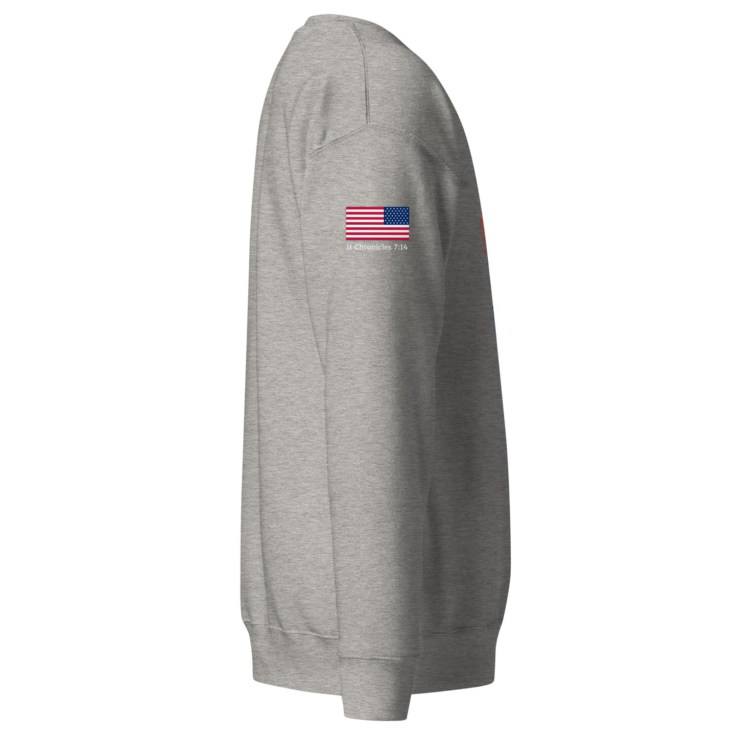 Pray for the USA Sweatshirt (Carbon Grey)