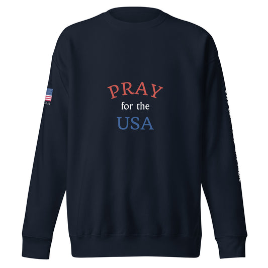 Pray for the USA Sweatshirt (Navy)