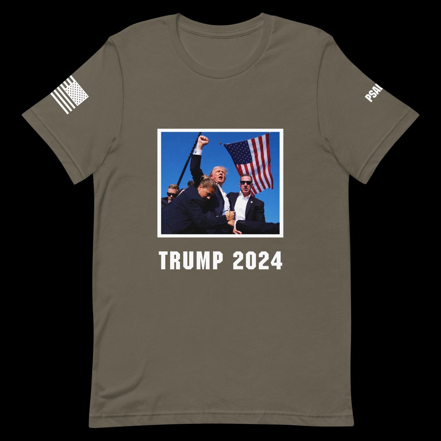 Trump 2024 - Iconic Fight Image (Army)